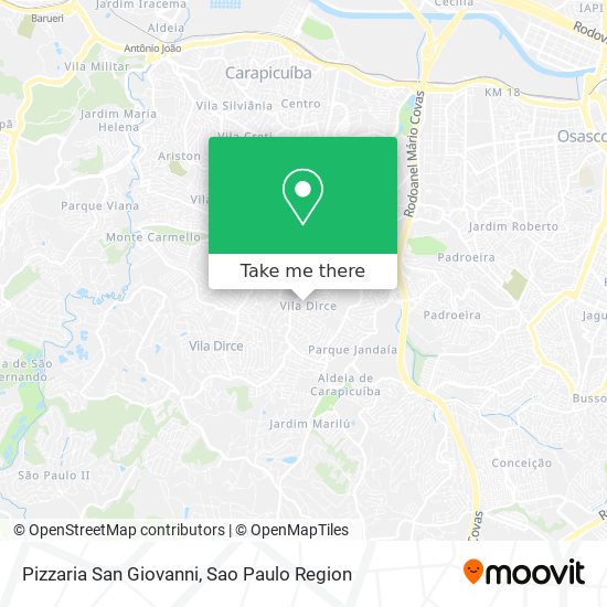 Pizzaria San Giovanni map