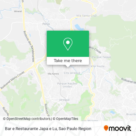 Bar e Restaurante Japa e Lu map
