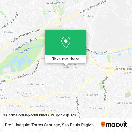 Prof. Joaquim Torres Santiago map