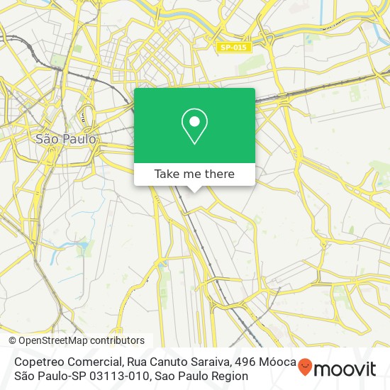 Copetreo Comercial, Rua Canuto Saraiva, 496 Móoca São Paulo-SP 03113-010 map