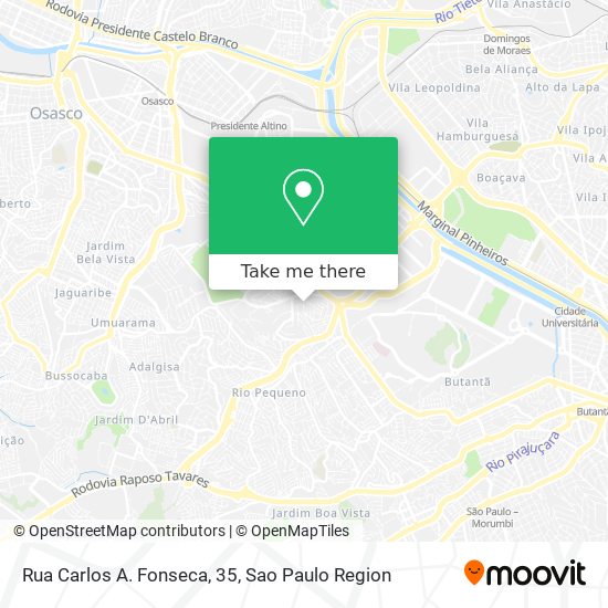 Rua Carlos A. Fonseca, 35 map