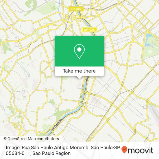 Mapa Image, Rua São Paulo Antigo Morumbi São Paulo-SP 05684-011