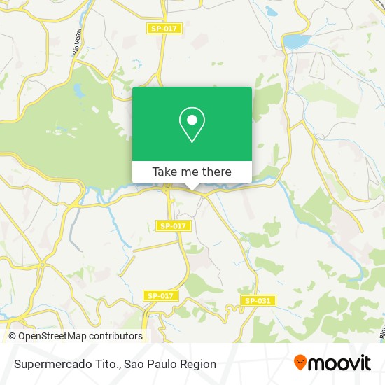 Supermercado Tito. map