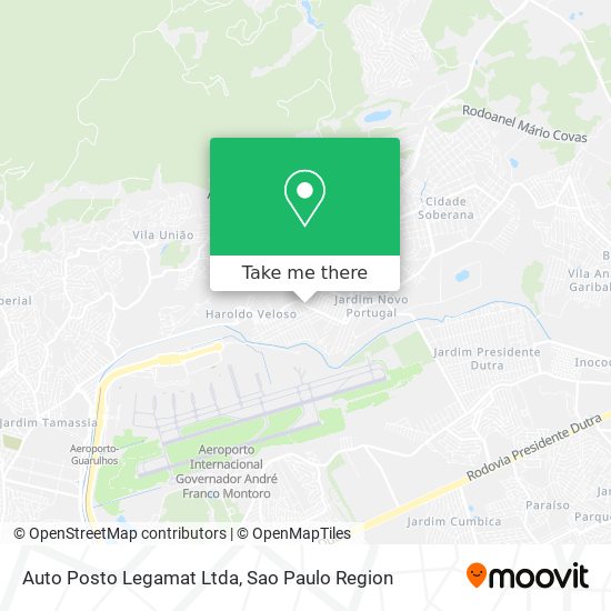 Auto Posto Legamat Ltda map