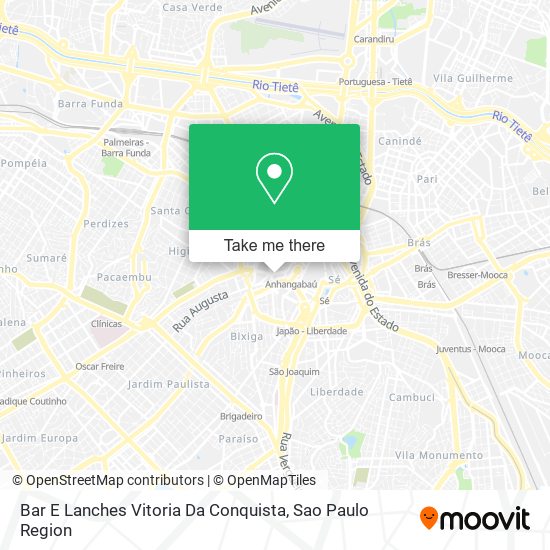 Bar E Lanches Vitoria Da Conquista map