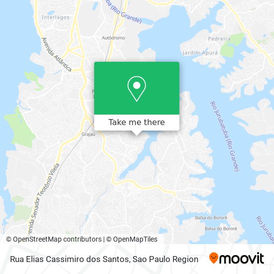 Mapa Rua Elias Cassimiro dos Santos