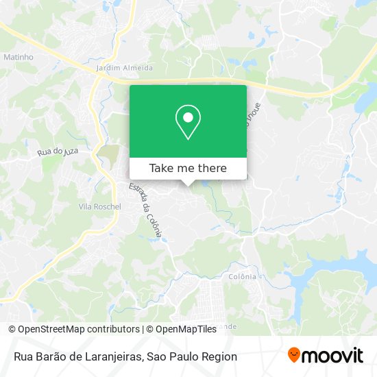 Rua Barão de Laranjeiras map