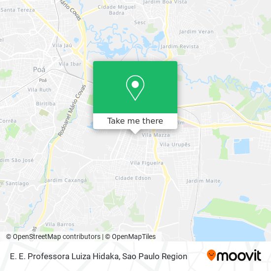 E. E. Professora Luiza Hidaka map