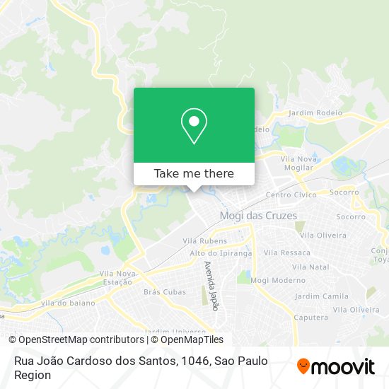 Rua João Cardoso dos Santos, 1046 map