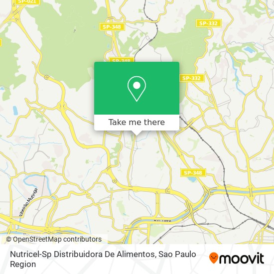 Mapa Nutricel-Sp Distribuidora De Alimentos