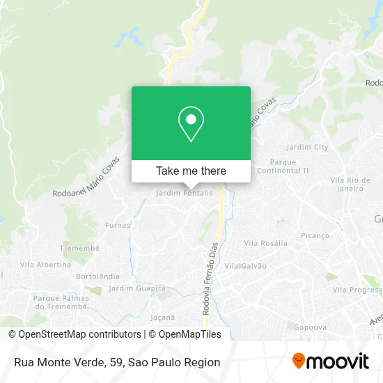 Rua Monte Verde, 59 map