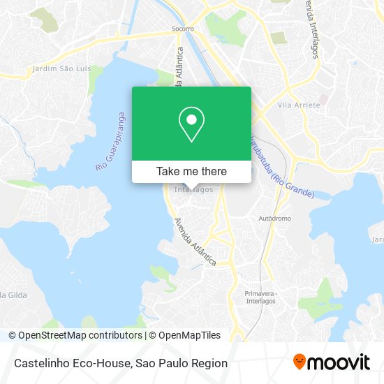 Castelinho Eco-House map