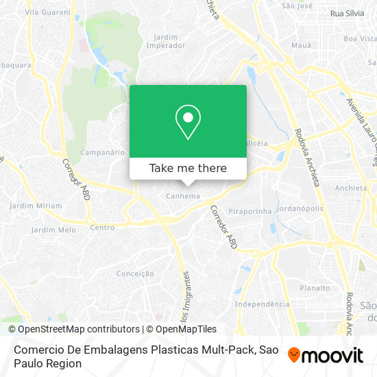 Comercio De Embalagens Plasticas Mult-Pack map