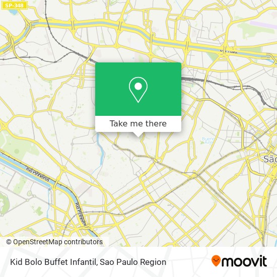 Mapa Kid Bolo Buffet Infantil