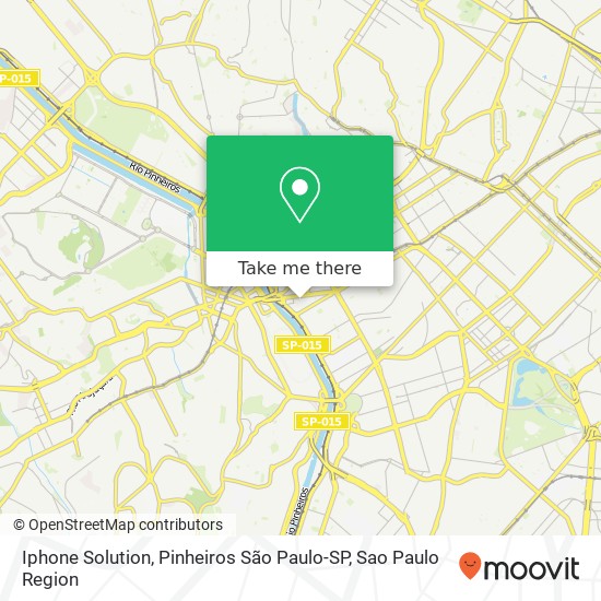 Iphone Solution, Pinheiros São Paulo-SP map