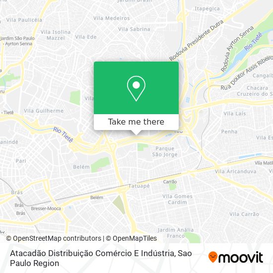 Mapa Atacadão Distribuição Comércio E Indústria