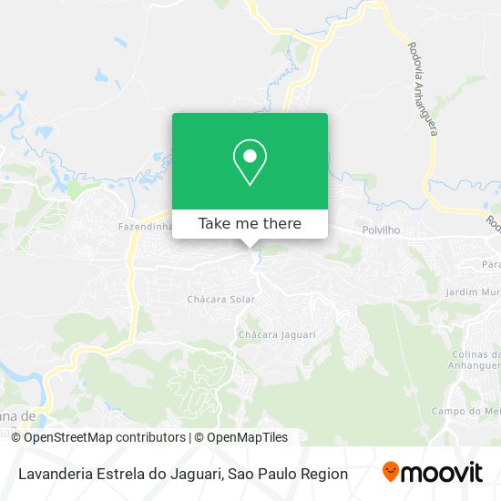 Lavanderia Estrela do Jaguari map
