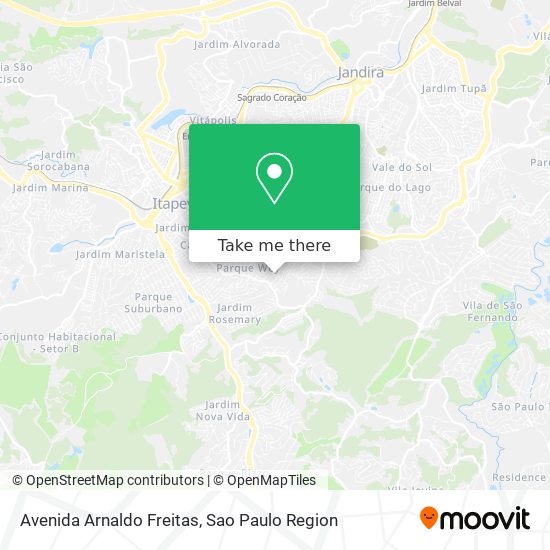 Avenida Arnaldo Freitas map