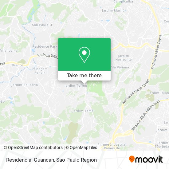 Residencial Guancan map