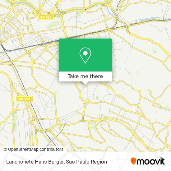 Lanchonete Hans Burger map