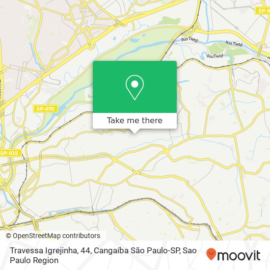 Travessa Igrejinha, 44, Cangaíba São Paulo-SP map