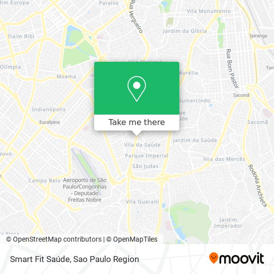 Smart Fit Saúde map