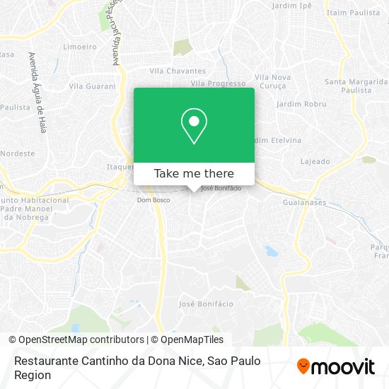 Restaurante Cantinho da Dona Nice map