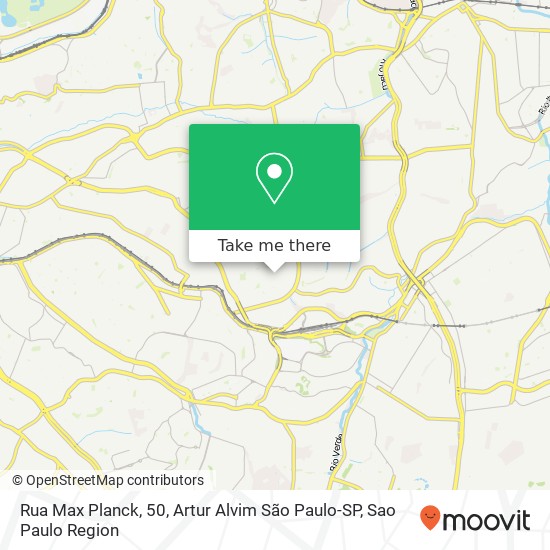 Rua Max Planck, 50, Artur Alvim São Paulo-SP map