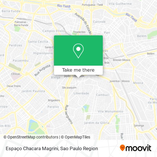 Espaço Chacara Magrini map