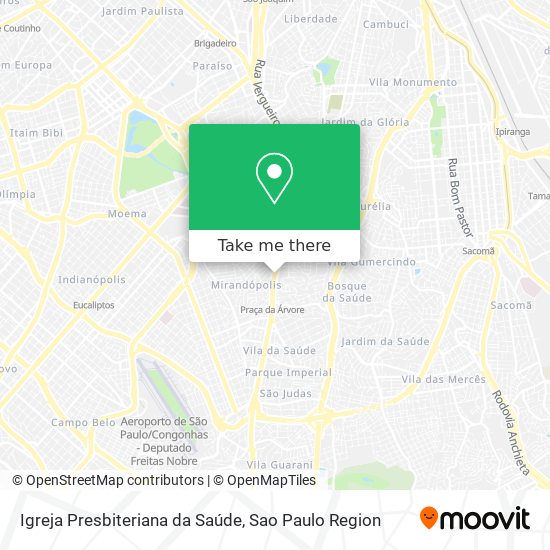 Igreja Presbiteriana da Saúde map