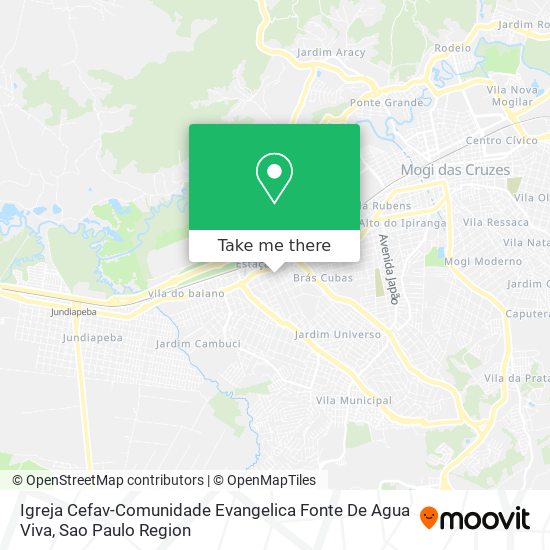 Igreja Cefav-Comunidade Evangelica Fonte De Agua Viva map