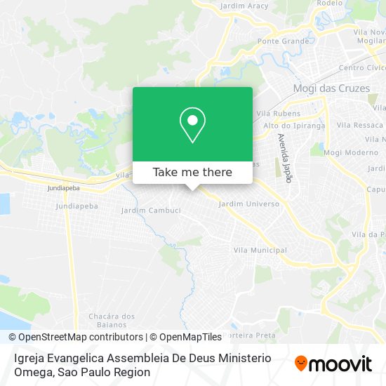 Mapa Igreja Evangelica Assembleia De Deus Ministerio Omega