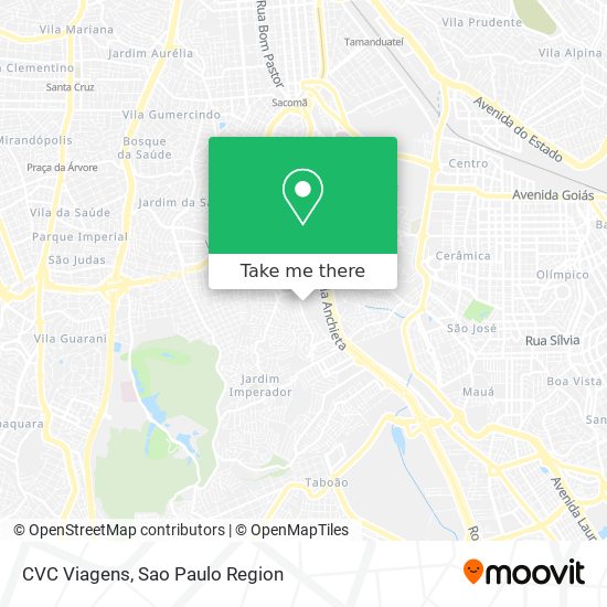 CVC Viagens map