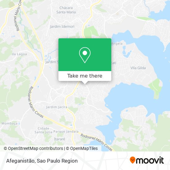 Afeganistão map