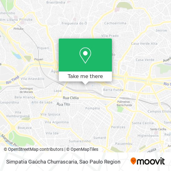 Simpatia Gaúcha Churrascaria map