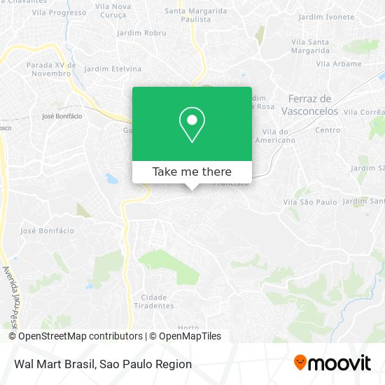 Wal Mart Brasil map