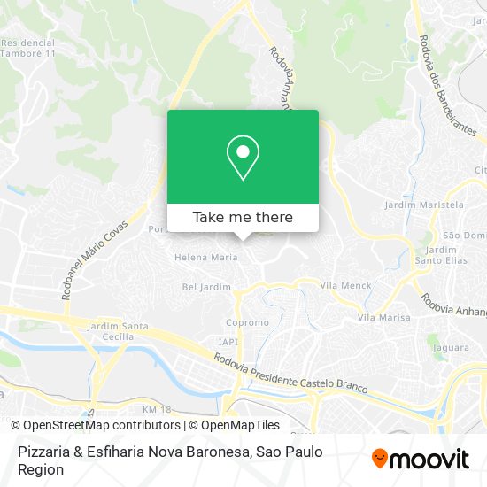 Pizzaria & Esfiharia Nova Baronesa map