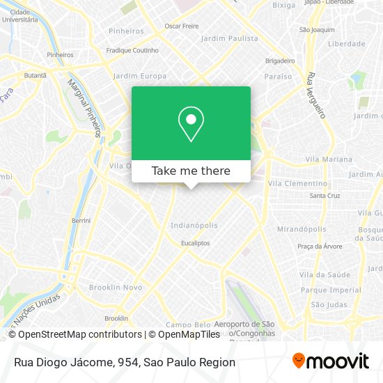 Mapa Rua Diogo Jácome, 954