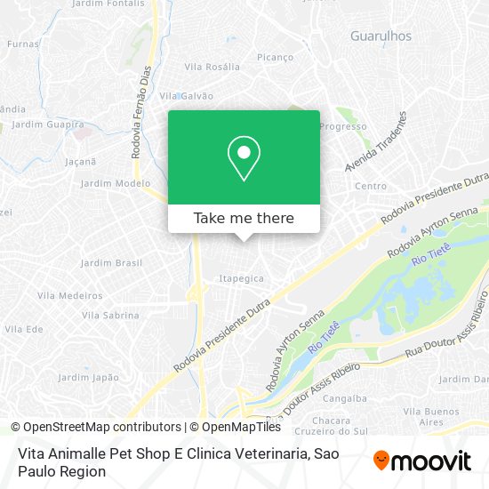 Vita Animalle Pet Shop E Clinica Veterinaria map