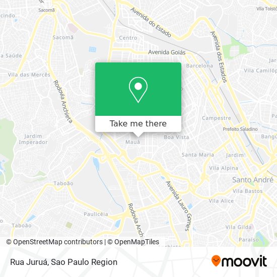 Rua Juruá map