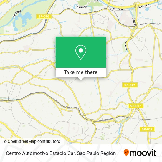 Mapa Centro Automotivo Estacio Car