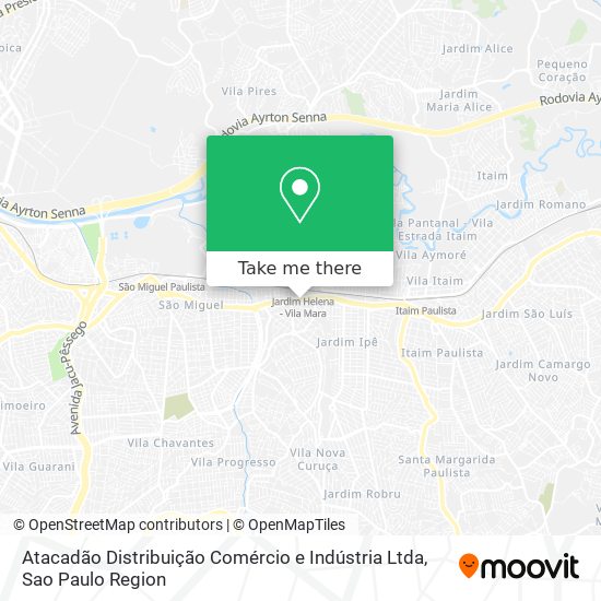 Mapa Atacadão Distribuição Comércio e Indústria Ltda