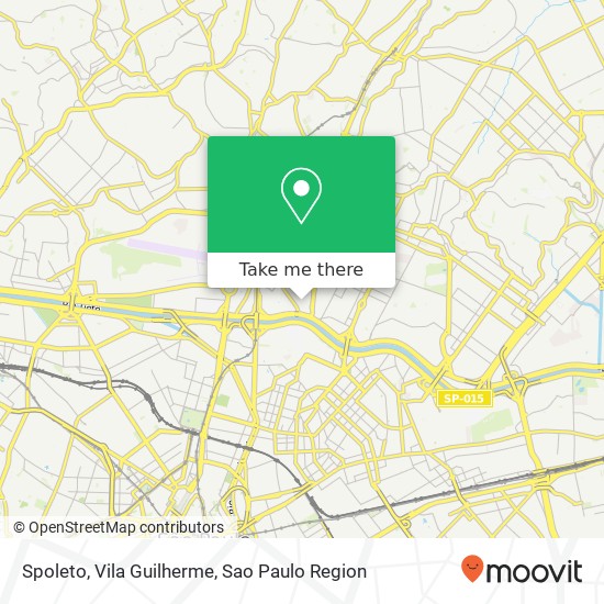 Spoleto, Vila Guilherme map