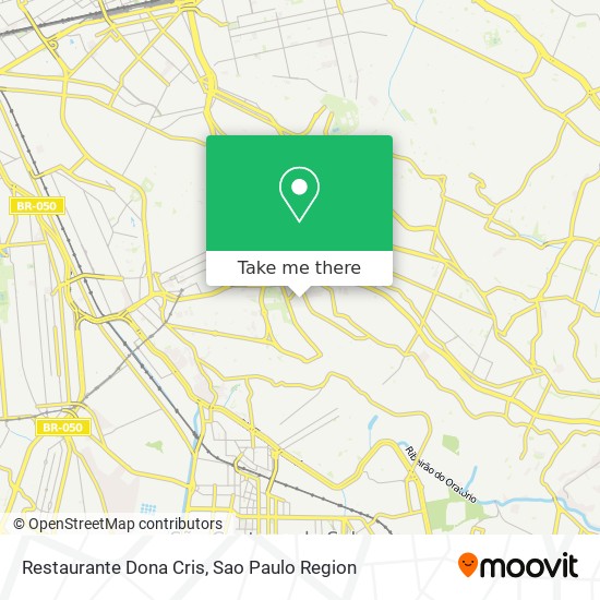 Mapa Restaurante Dona Cris