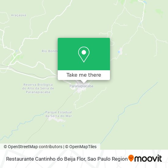Restaurante Cantinho do Beija Flor map