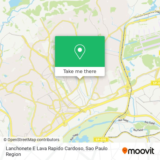 Lanchonete E Lava Rapido Cardoso map