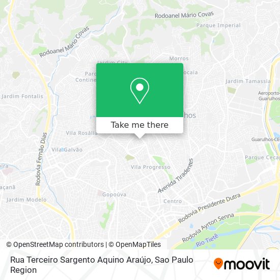 Rua Terceiro Sargento Aquino Araújo map