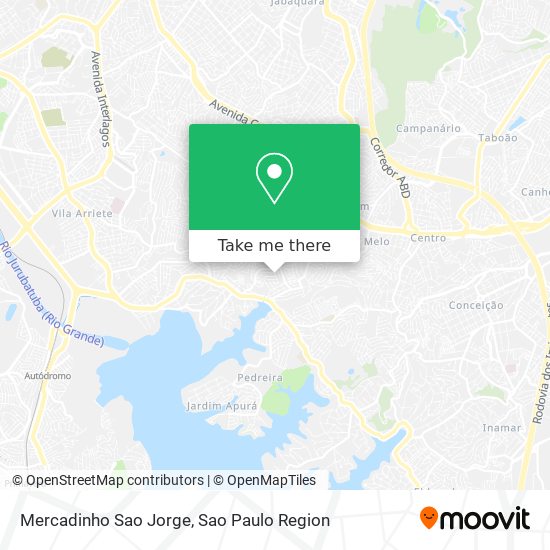 Mercadinho Sao Jorge map