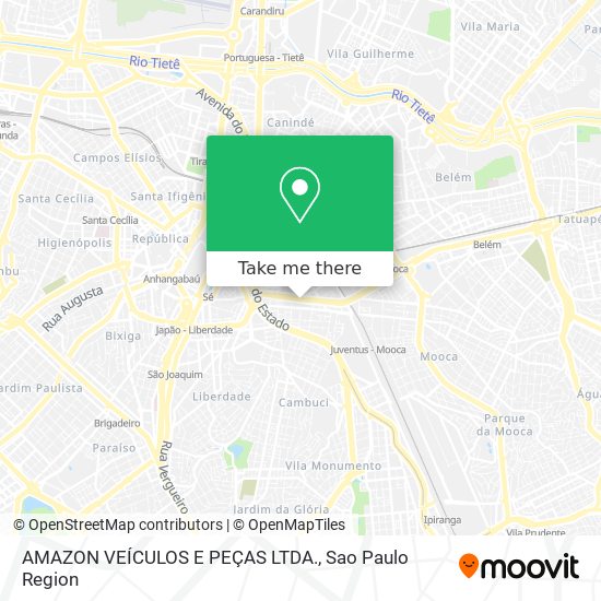 AMAZON VEÍCULOS E PEÇAS LTDA. map