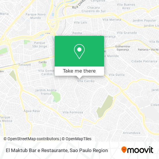 El Maktub Bar e Restaurante map